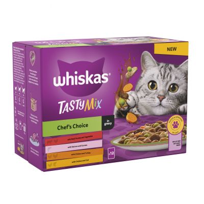 Whiskas Tasty Mix Chef's Choice 12 pack.