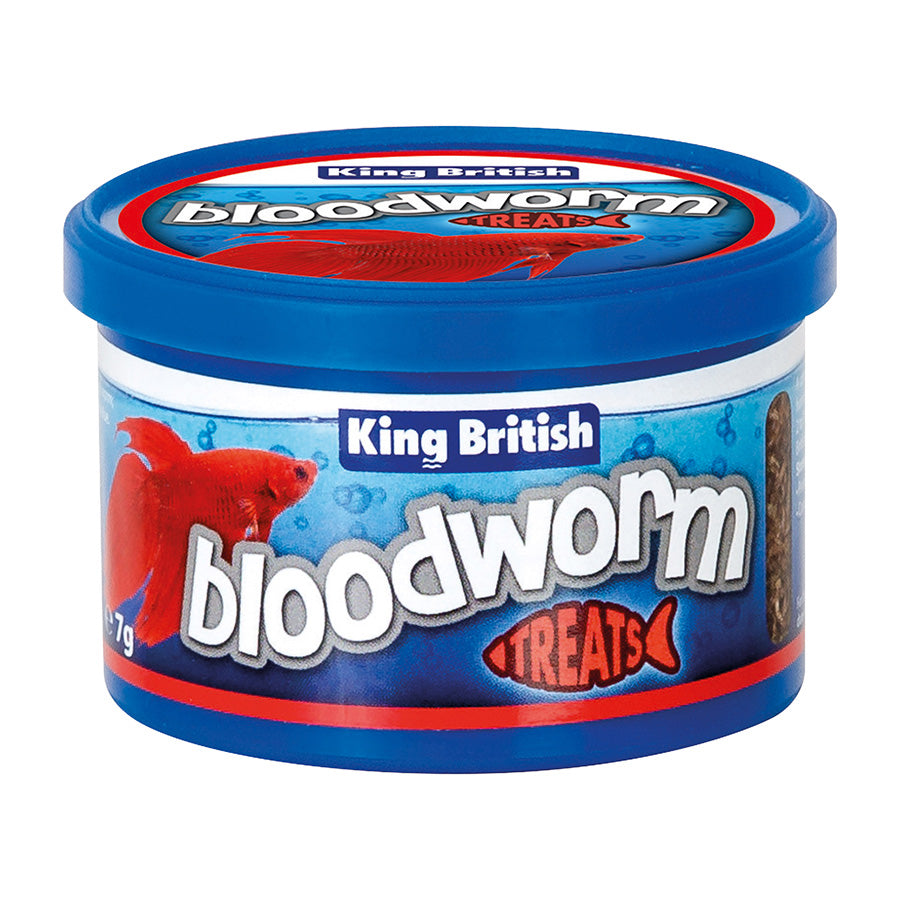 King British bloodworm fish treat