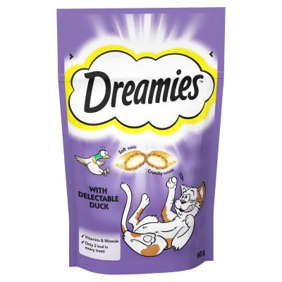 Dreamies with delectable duck.