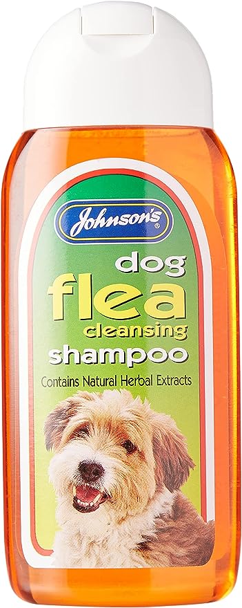 Flea cleansing shampoo.