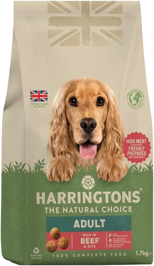 Harringtons Adult, rich in beef. 1.7kg