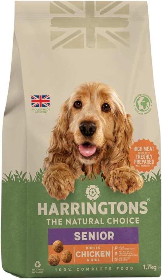 Harringtons senior 1.7kg. Rich in chicken