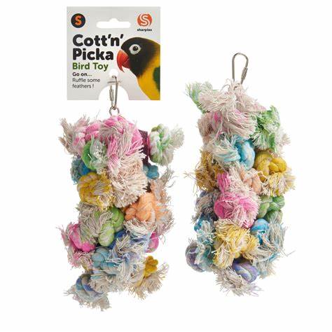 Cott 'n' Picka bird toy.