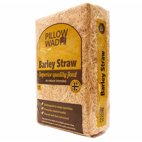 Pillow wad barley straw