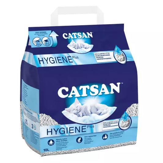 Catsan Hygiene plus.