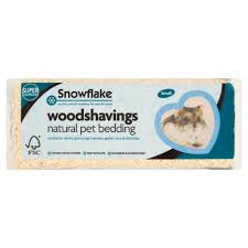 Snowflake woodshavings Small