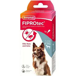 Beaphar FIPROtec for dogs weighing 10-12kg