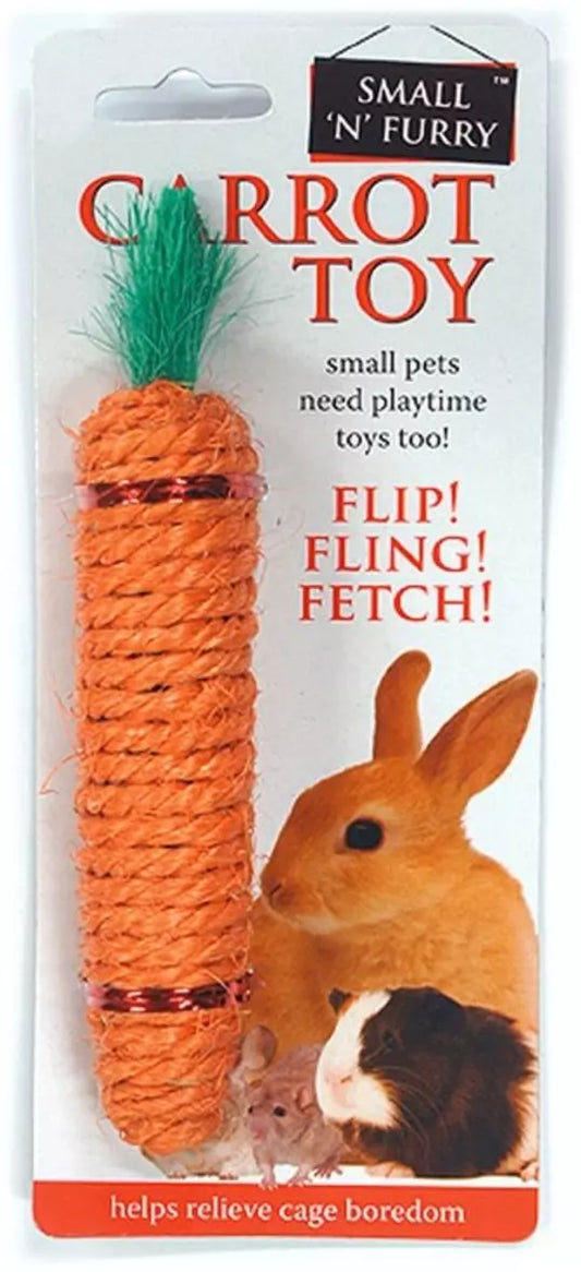 Sharples sisal carrot toy.