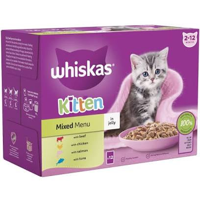 Whiskas kitten mixed menu in jelly.