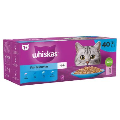 Whiskas Fish favourites in jelly (40 pack)