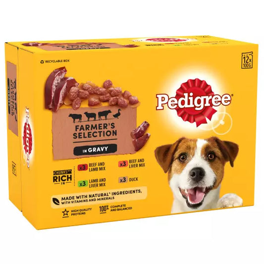 Pedigree Poultry Selection in Gravy (12 x 100g)